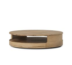 Briggs Round Reclaimed Wood Coffee Table (55&quot;)