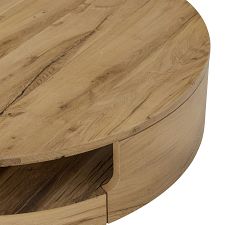 Briggs Round Reclaimed Wood Coffee Table (55&quot;)