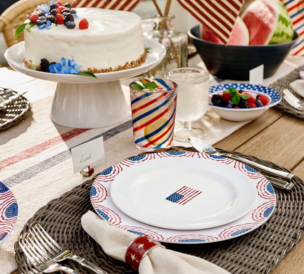 Cabana Americana Outdoor Melamine Dinnerware Collection
