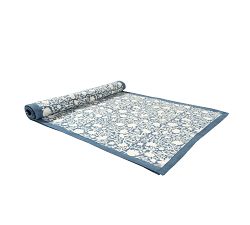 Carmel By the Sea Block Print Cotton Runner