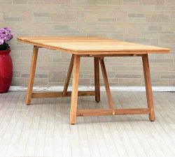 Anza Teak Rectangular Outdoor Dining Table (78&quot;)