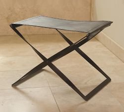 Bastina Leather Stool