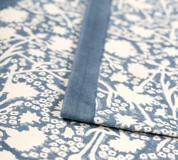 Carmel By the Sea Block Print Cotton Runner