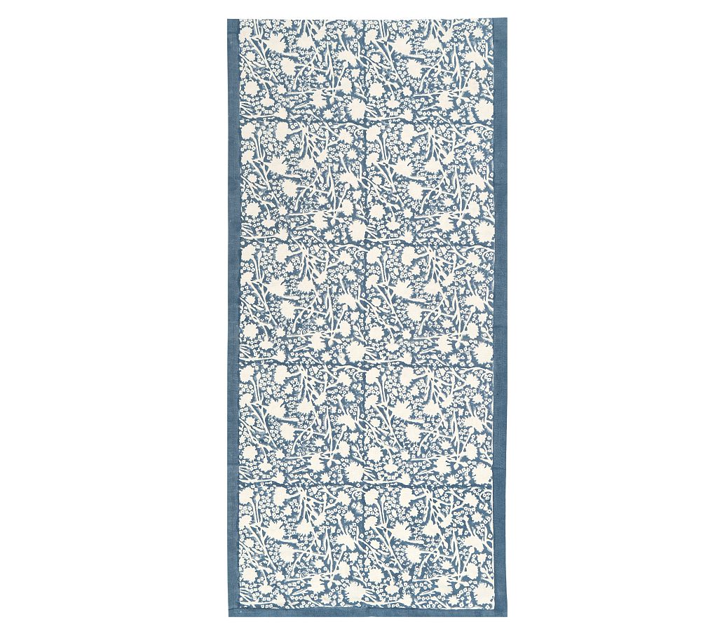 Carmel By the Sea Block Print Cotton Runner