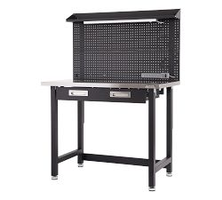 Lighted Workcenter with Stainless Steel Top