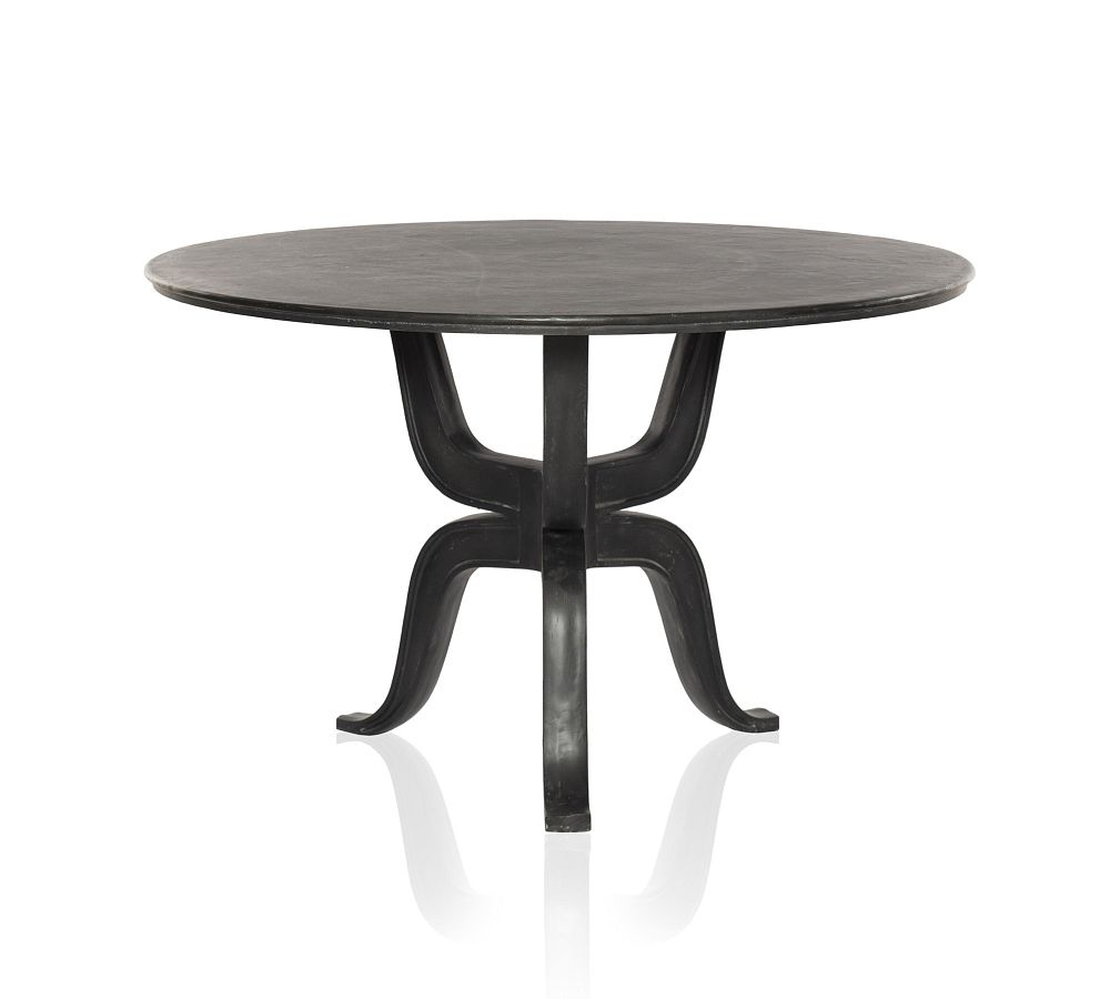 Cedric Metal Round Outdoor Dining Table (49&quot;)