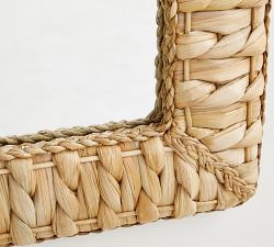 Mallorca Handwoven Seagrass Rectangular Mirror