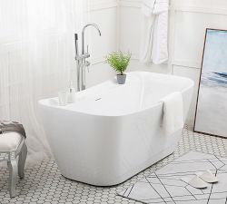 Josie 59&quot; - 67&quot; Freestanding Bathtub