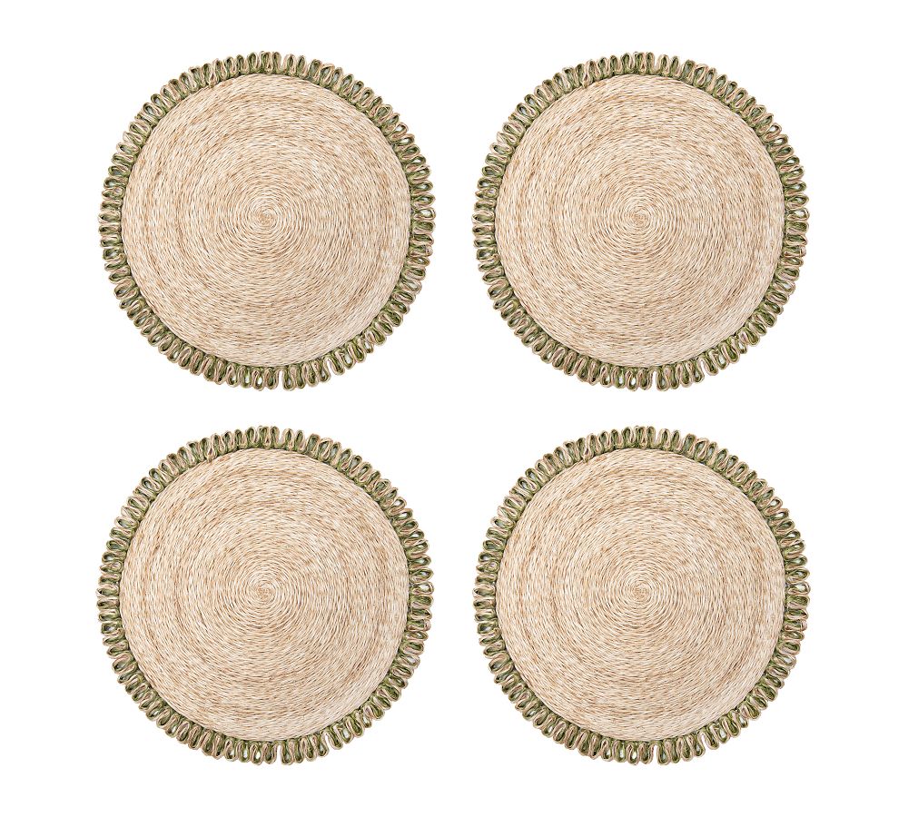 Handwoven Twirled Edge Placemat (Set of 4)