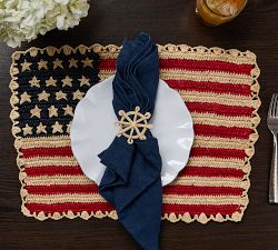 Americana Handwoven Placemat, Set of 4