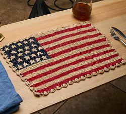 Americana Handwoven Placemat, Set of 4