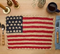 Americana Handwoven Placemat, Set of 4
