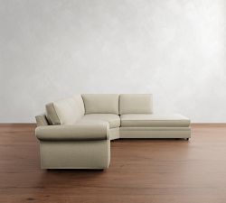Pearce Roll Arm 3-Piece Bumper Sectional (133&quot;)