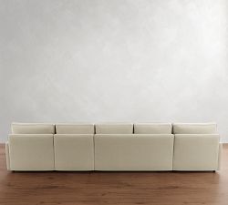 Pearce Square Arm 4-Piece Double Chaise Sectional (158&quot;)