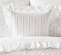 LoveShackFancy Lace Crochet Pillow