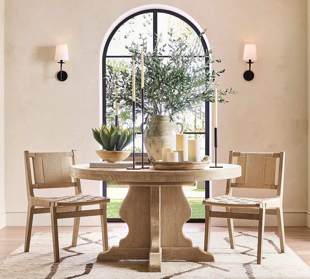 Lyon Round Extendable Dining Table (54&quot;-72&quot;)