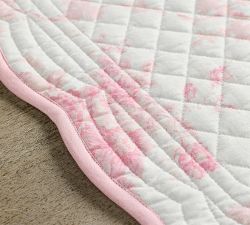 LoveShackFancy Pink Rose Quilted Placemats - Set of 4