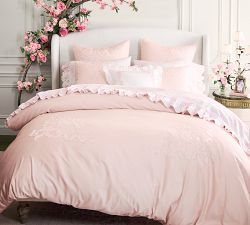 LoveShackFancy Ikat Meadow Floral Pink Pillowcases - Set of 2