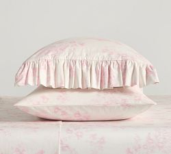 LoveShackFancy Ikat Meadow Floral Pink Sheet Set