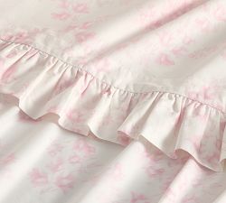 LoveShackFancy Ikat Meadow Floral Pink Sheet Set