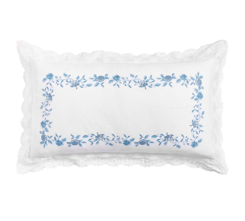 LoveShackFancy Blue Rose Sham - King