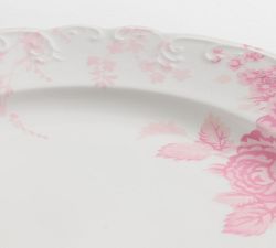 LoveShackFancy Pink Rose Dinner Plates - Set of 4