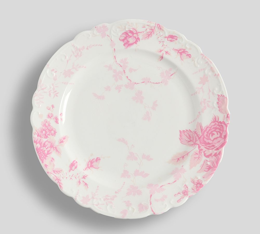LoveShackFancy Pink Rose Salad Plates - Set of 4