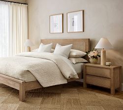 Marina Cane Nightstand (32&quot;)