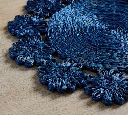 Abaca Handcrafted Flower Placemats