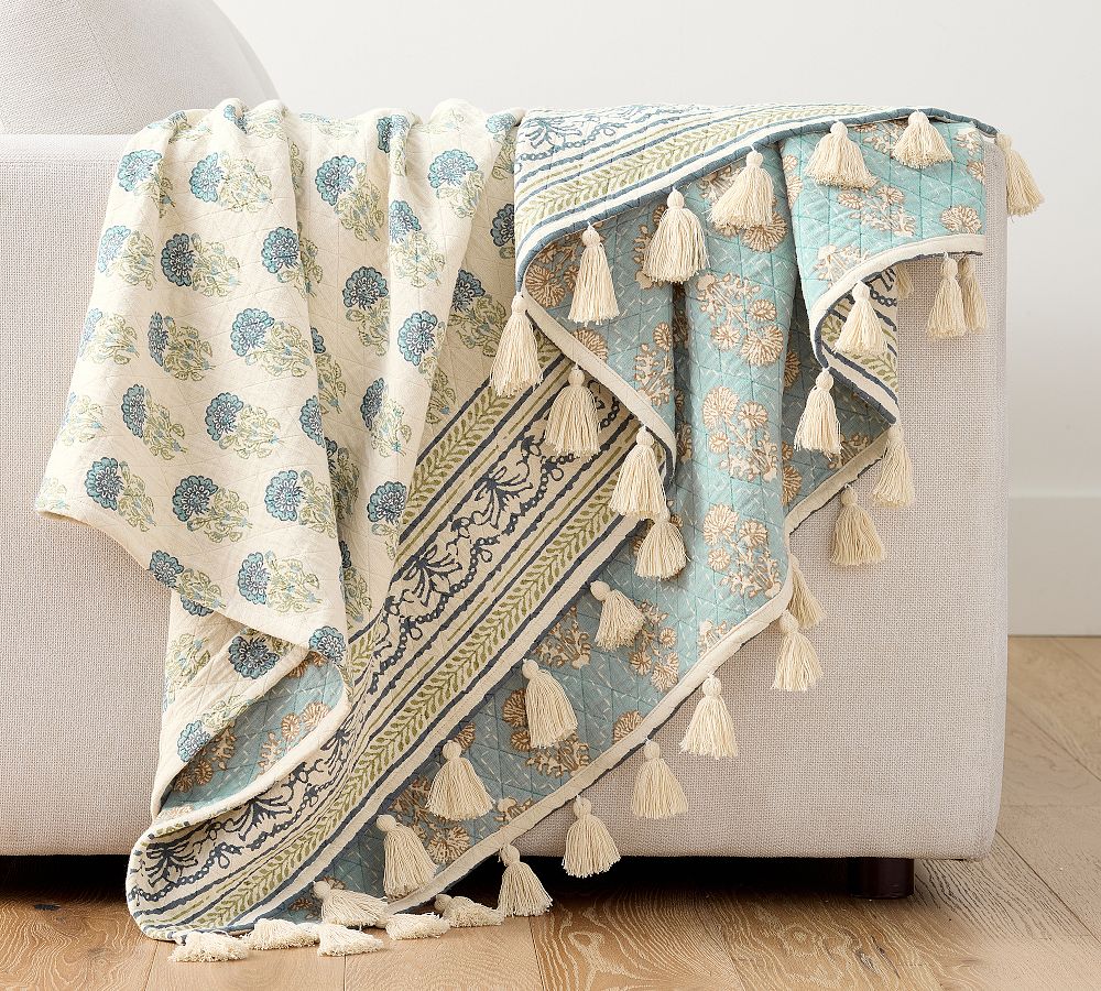 Jacquard Cotton Throw