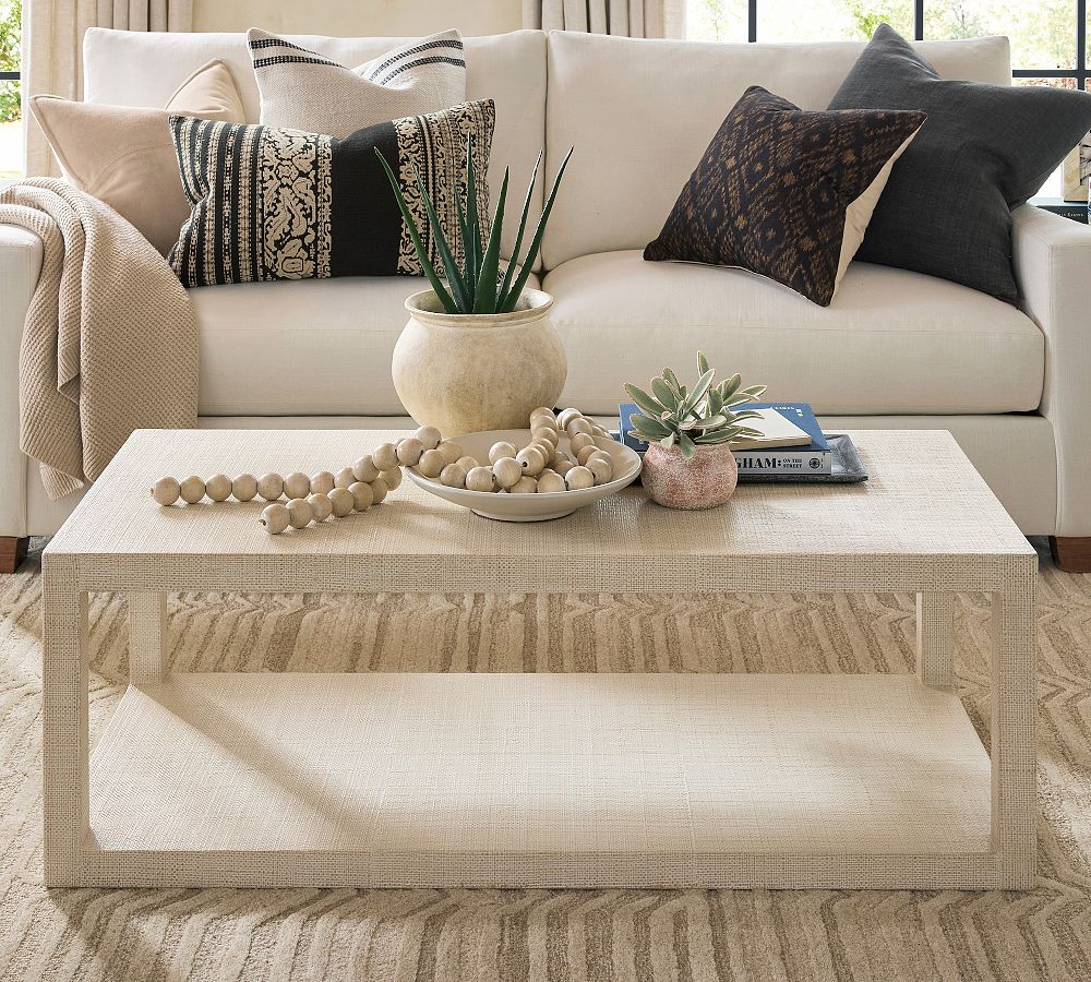 Cape Rectangular Woven Coffee Table (50&quot;)