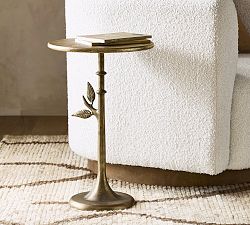 Botanical Round Accent Table (14&quot;)