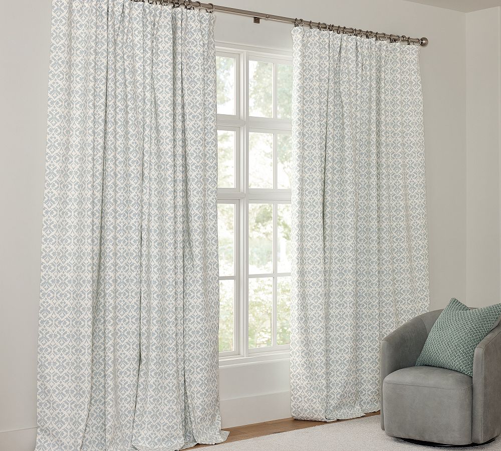 Tybee Printed Blackout Curtain