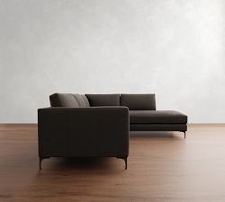 Jake Leather Return Bumper Sectional (108&quot;-111&quot;)