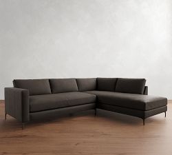 Jake Leather Return Bumper Sectional (108&quot;-111&quot;)