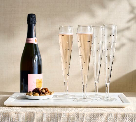 Confetti Celebration Flutes - Set of 4