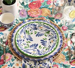 Puebla Porcelain Charger Plates - Set of 4