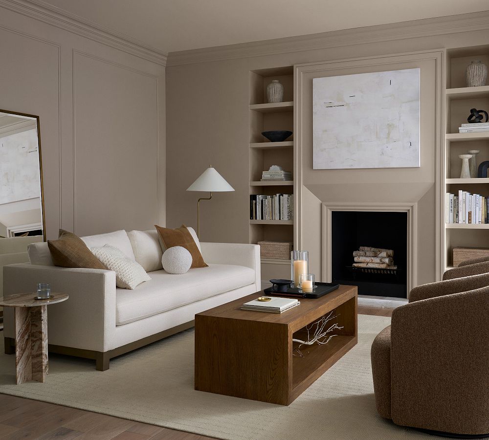 Folsom 58" Rectangular Coffee Table - Modern Design