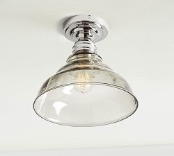 Vintage Glass Flush Mount (8&quot;)