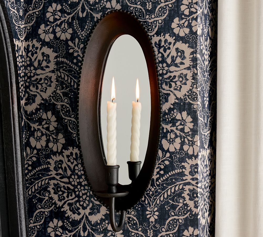 Chris Loves Julia Modern Traditional Taper Sconce