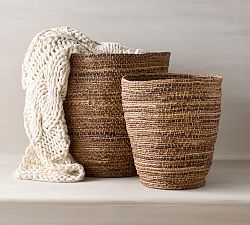 Wynne Coil Abaca Tote Baskets