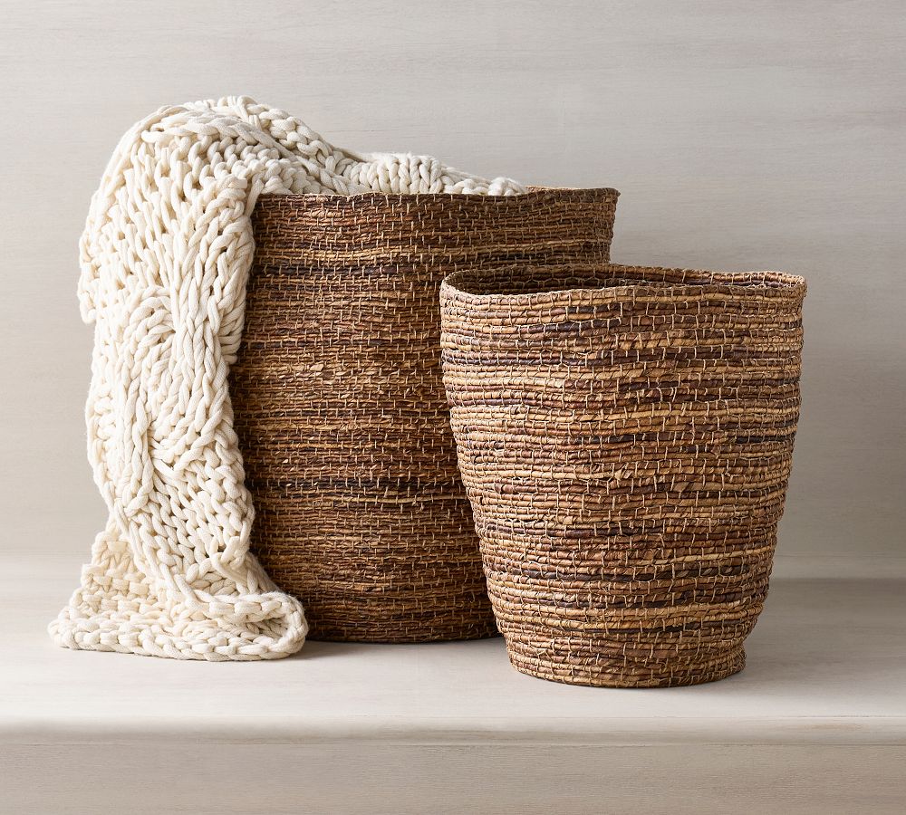 Wynne Coil Abaca Tote Baskets