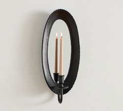 Chris Loves Julia Modern Traditional Taper Sconce