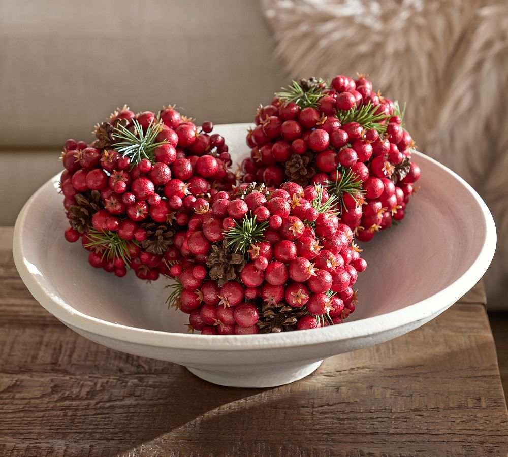 Berry &amp; Pinecone Orbs