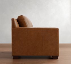 Build Your Own York Square Arm Leather Sectional