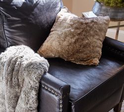 Faux Fur Ombre Throw