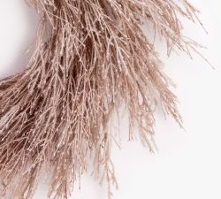 Faux Fountain Grass Wreath - 26&quot;