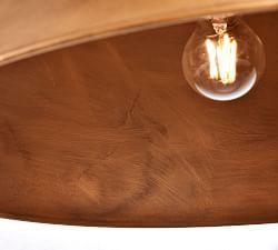 Dartmoor Metal Bell Pendant (15&quot;-20&quot;)