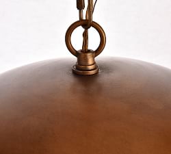 Dartmoor Metal Bell Pendant (15&quot;-20&quot;)