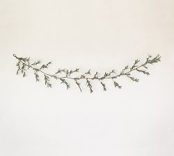 Faux Mistletoe Garland, 72&quot;